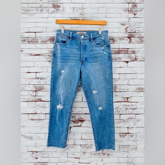 Joes The Og Delia Womens Slim Straight Jeans Sz 27 High Waist Casual Blue Basic - Picture 1 of 11